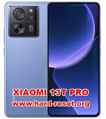 hard reset XIAOMI 13T PRO