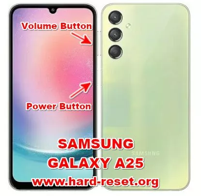 hard reset SAMSUNG GALAXY A25