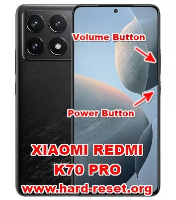 hard reset XIAOMI REDMI K70 PRO