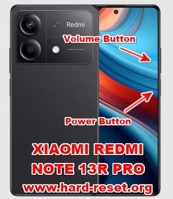 hard reset XIAOMI REDMI NOTE 13R PRO