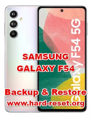 backup & restore data on SAMSUNG GALAXY F54