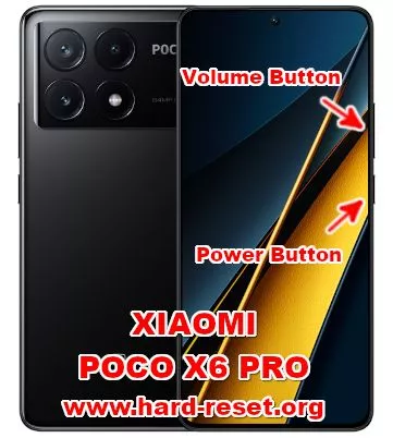 hard reset hard reset XIAOMI POCO X6 PRO