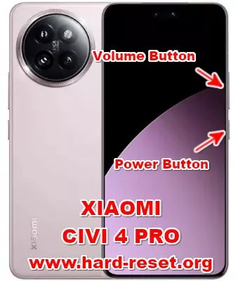 hard reset XIAOMI CIVI 4 PRO