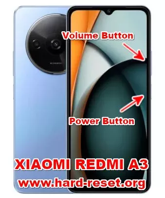 hard reset XIAOMI REDMI A3