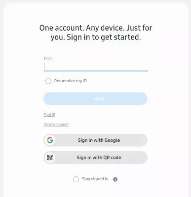 how to reset samsung account