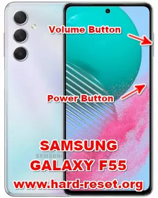 hard reset SAMSUNG GALAXY F55