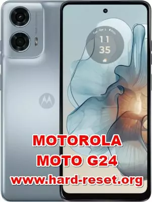 hard reset MOTOROLA MOTO G24