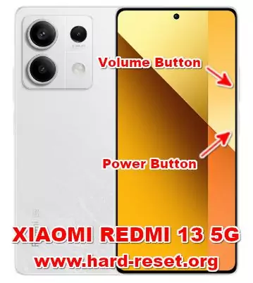 hard reset XIAOMI REDMI 13 5G