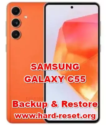 how to backup & restore data on SAMSUNG GALAXY C55