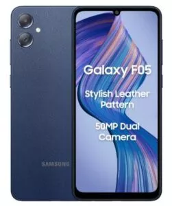 SAMSUNG GALAXY F05 specifications and review