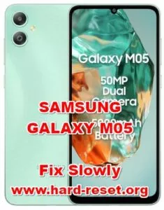 how to make faster SAMSUNG GALAXY M05