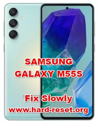 how to fix slowly problems on SAMSUNG GALAXY M55S