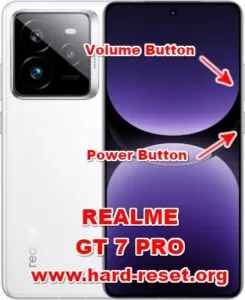 hard reset REALME GT 7 PRO